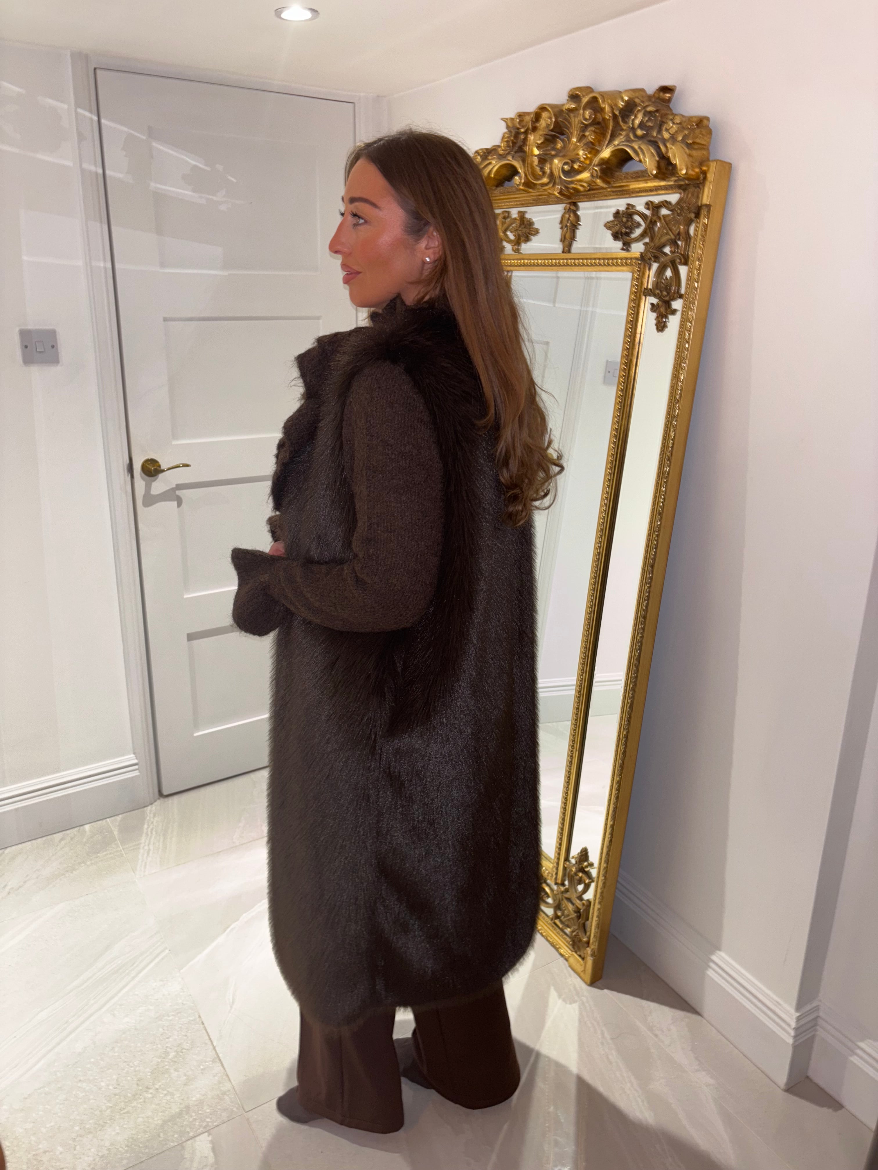 ASPEN FAUX FUR GILLET