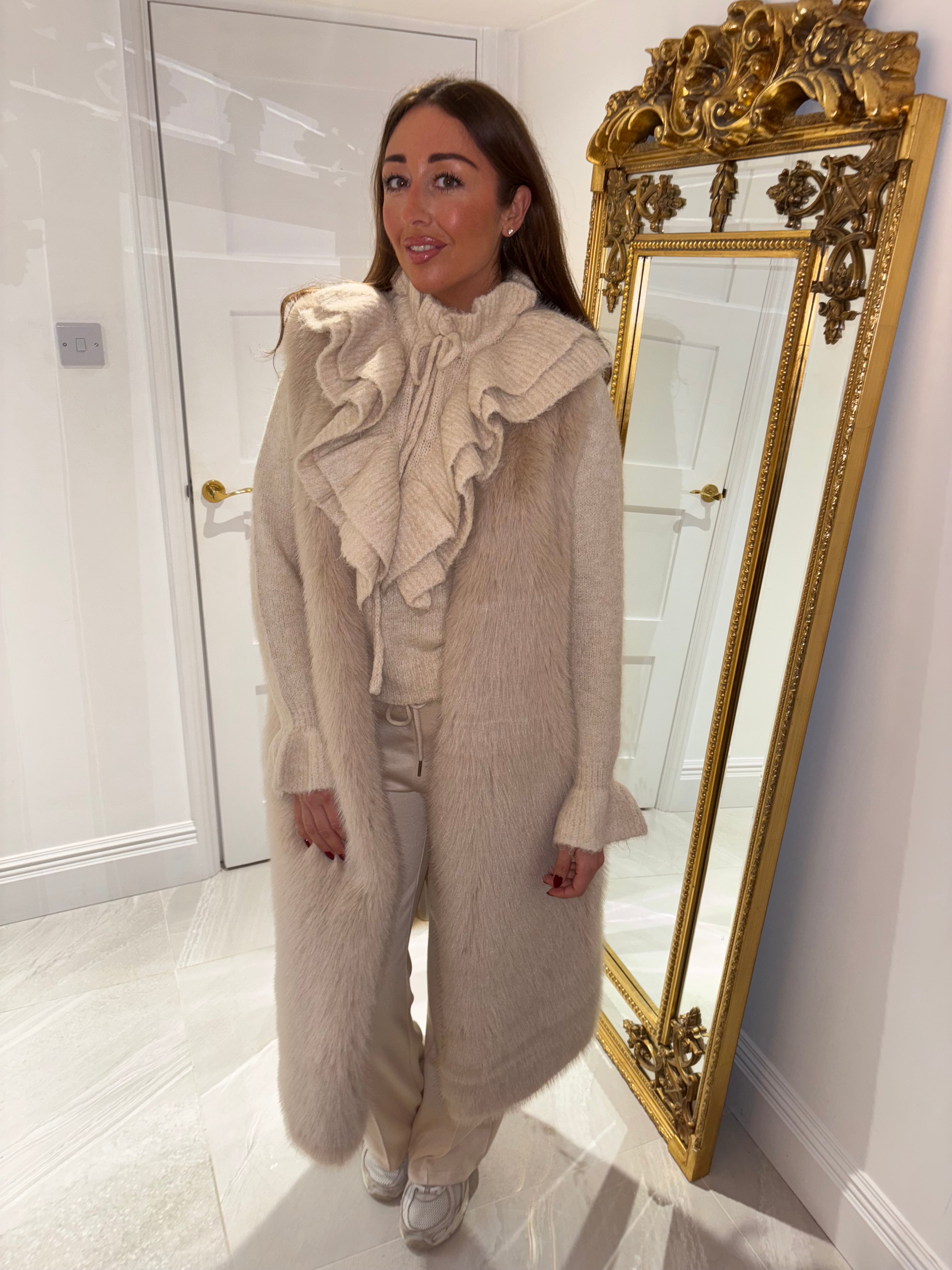 ASPEN FAUX FUR GILLET