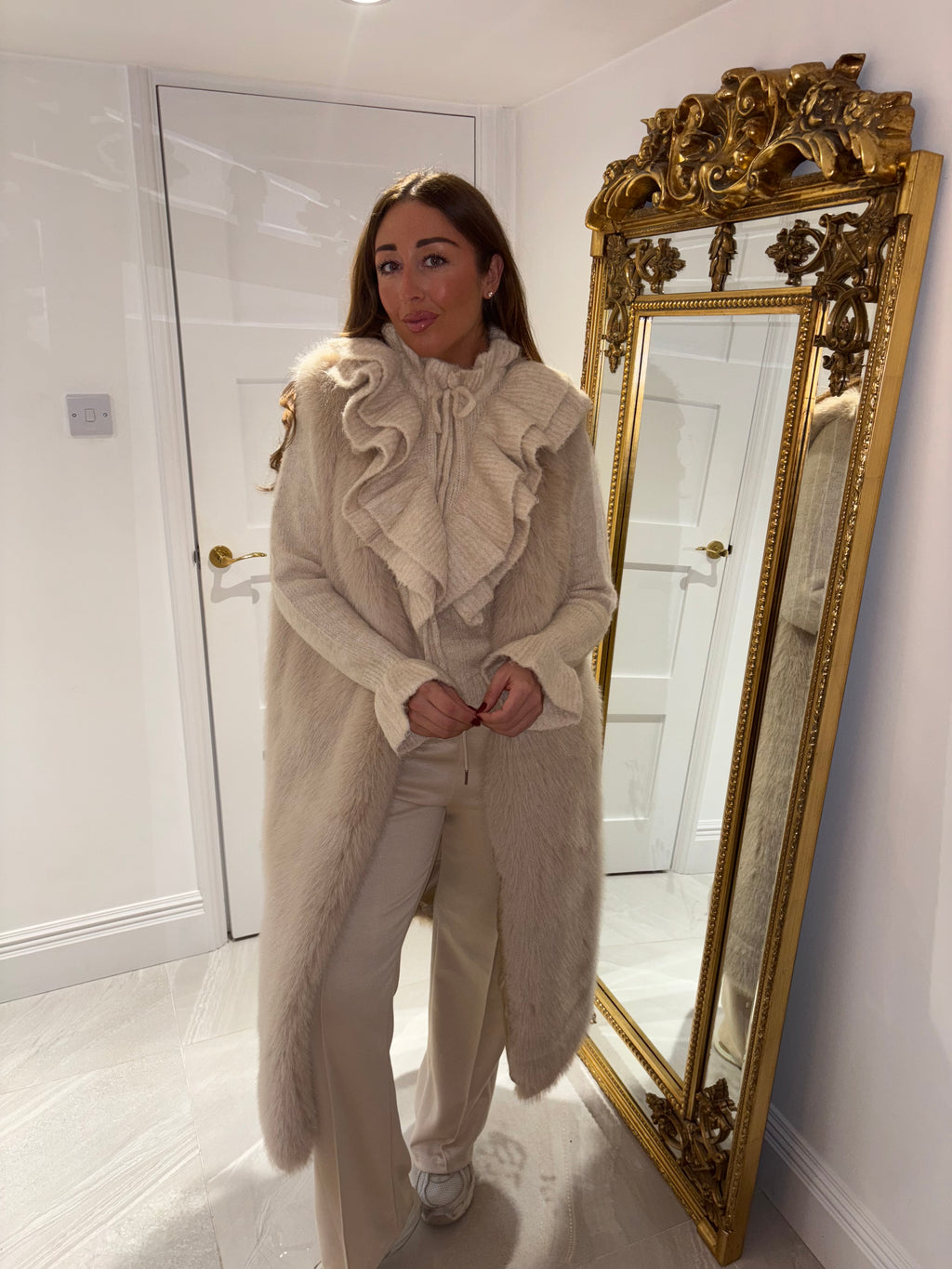 ASPEN FAUX FUR GILLET