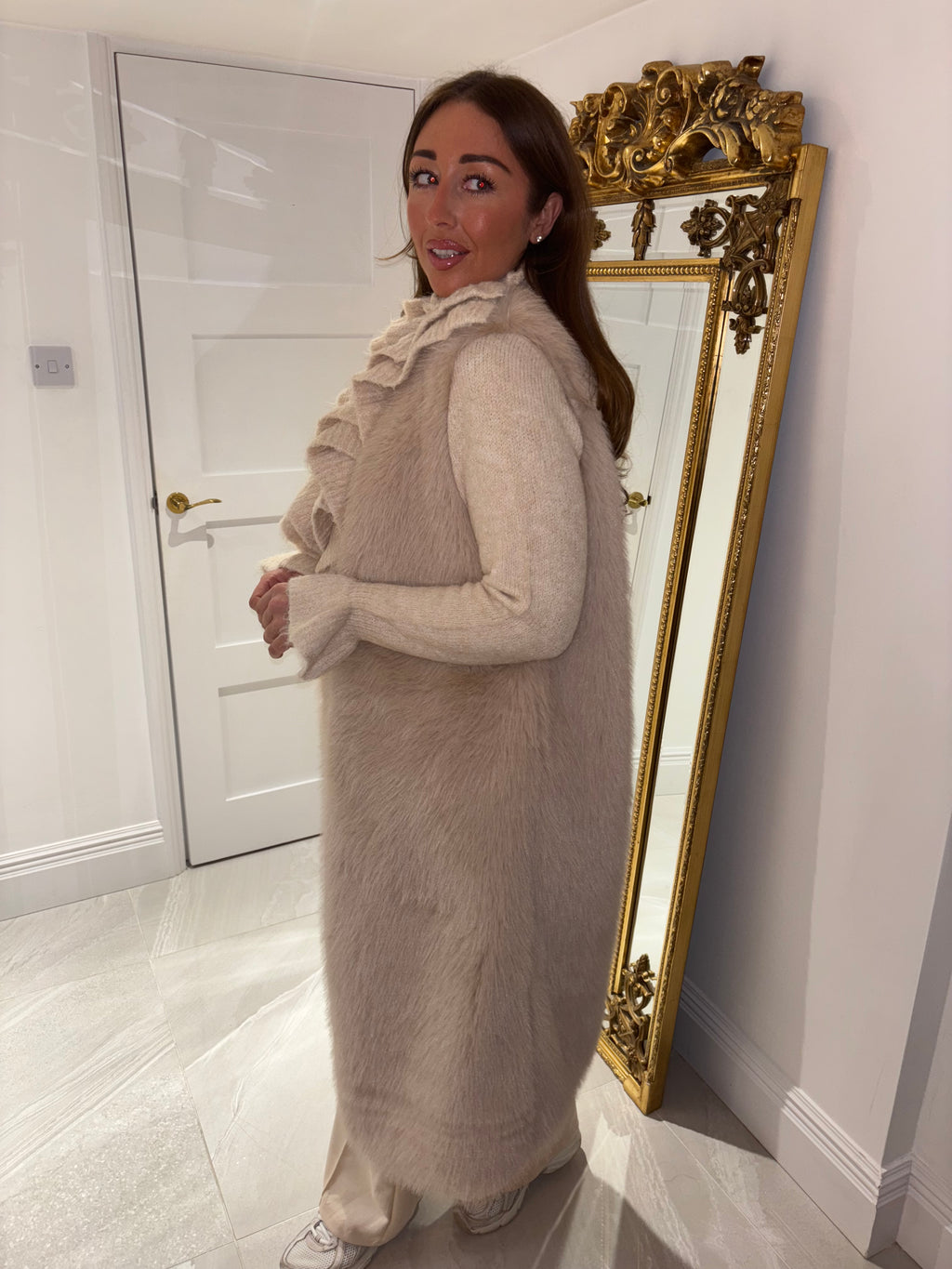 ASPEN FAUX FUR GILLET