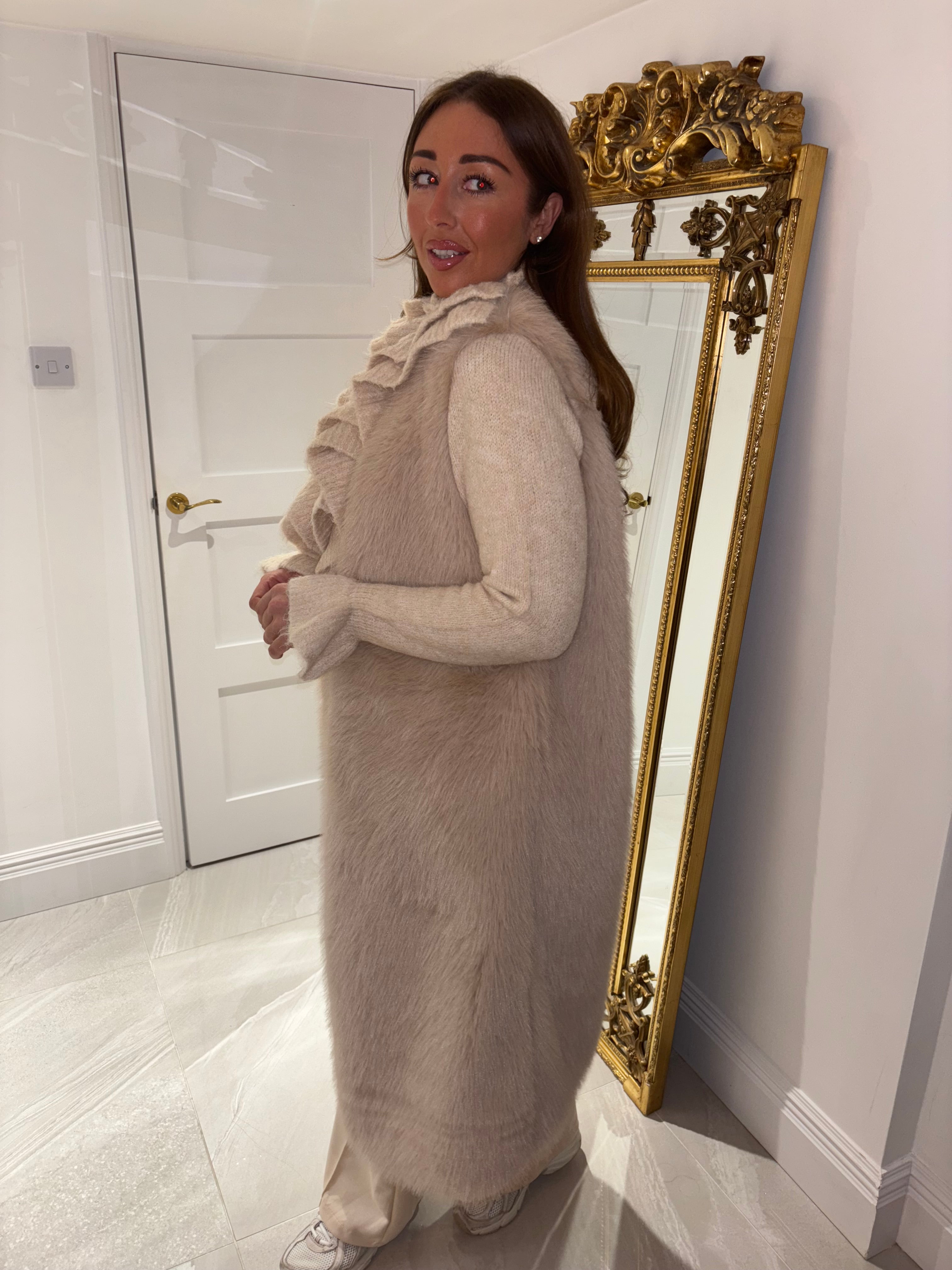 ASPEN FAUX FUR GILLET